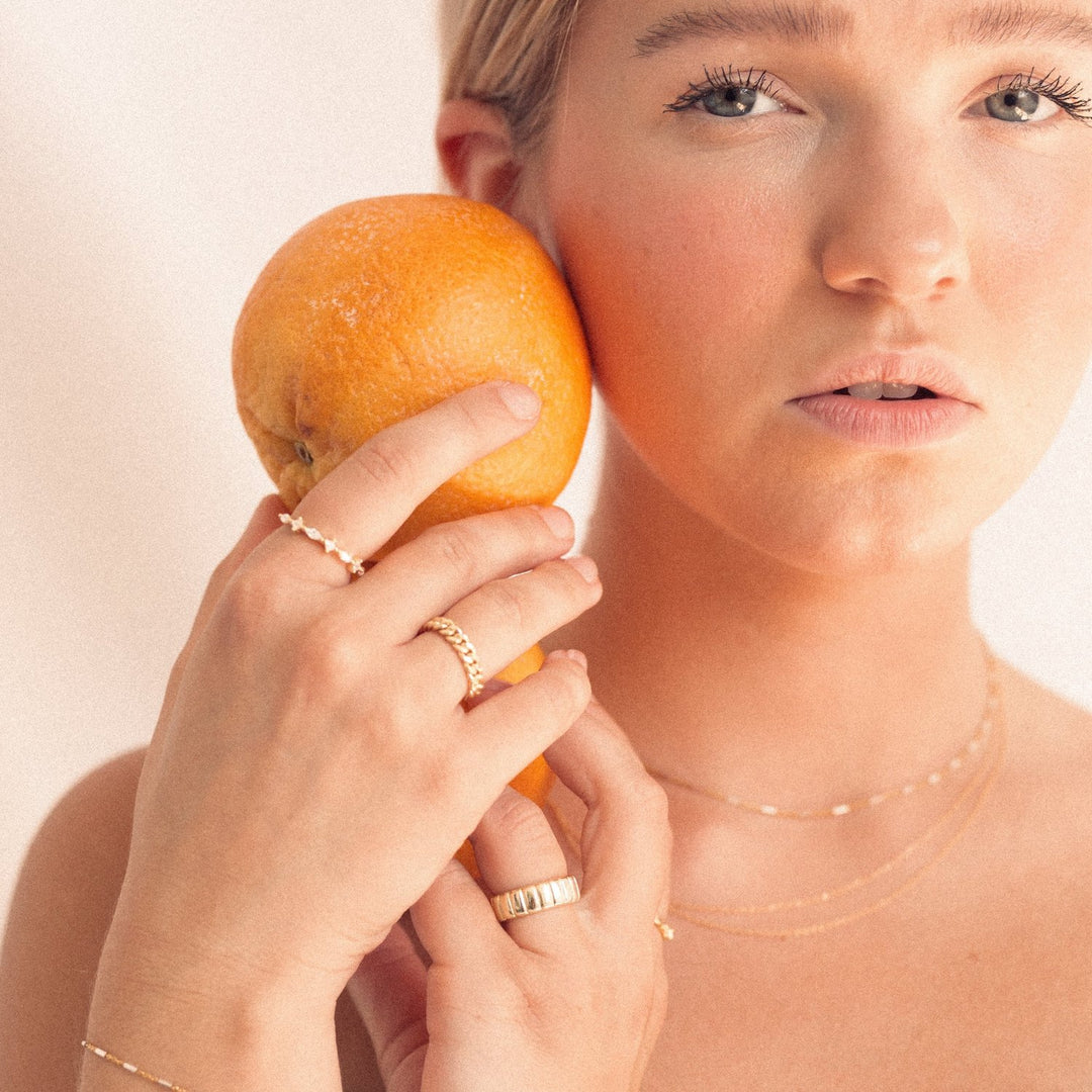 Brooklyn Gold Chain Link Ring- Quill Fine Jewelry