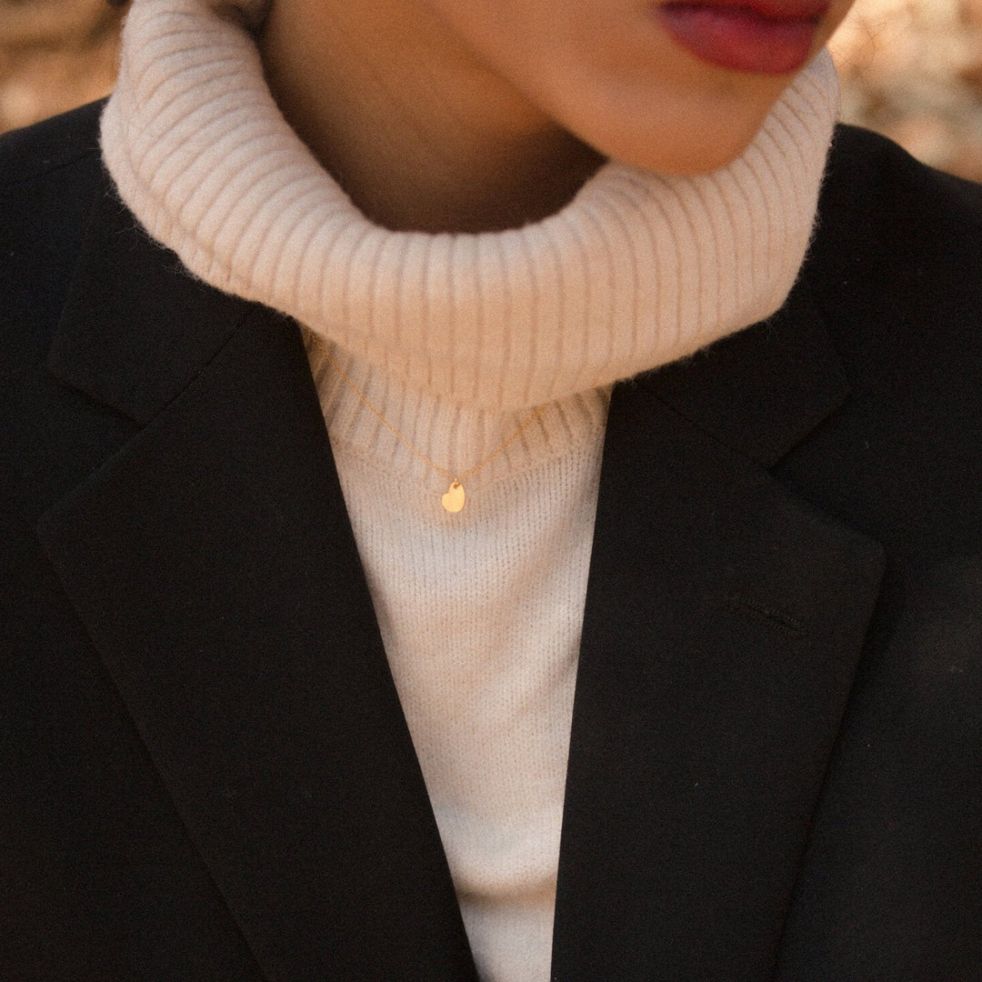 Cara Gold Heart Necklace- Quill Fine Jewelry