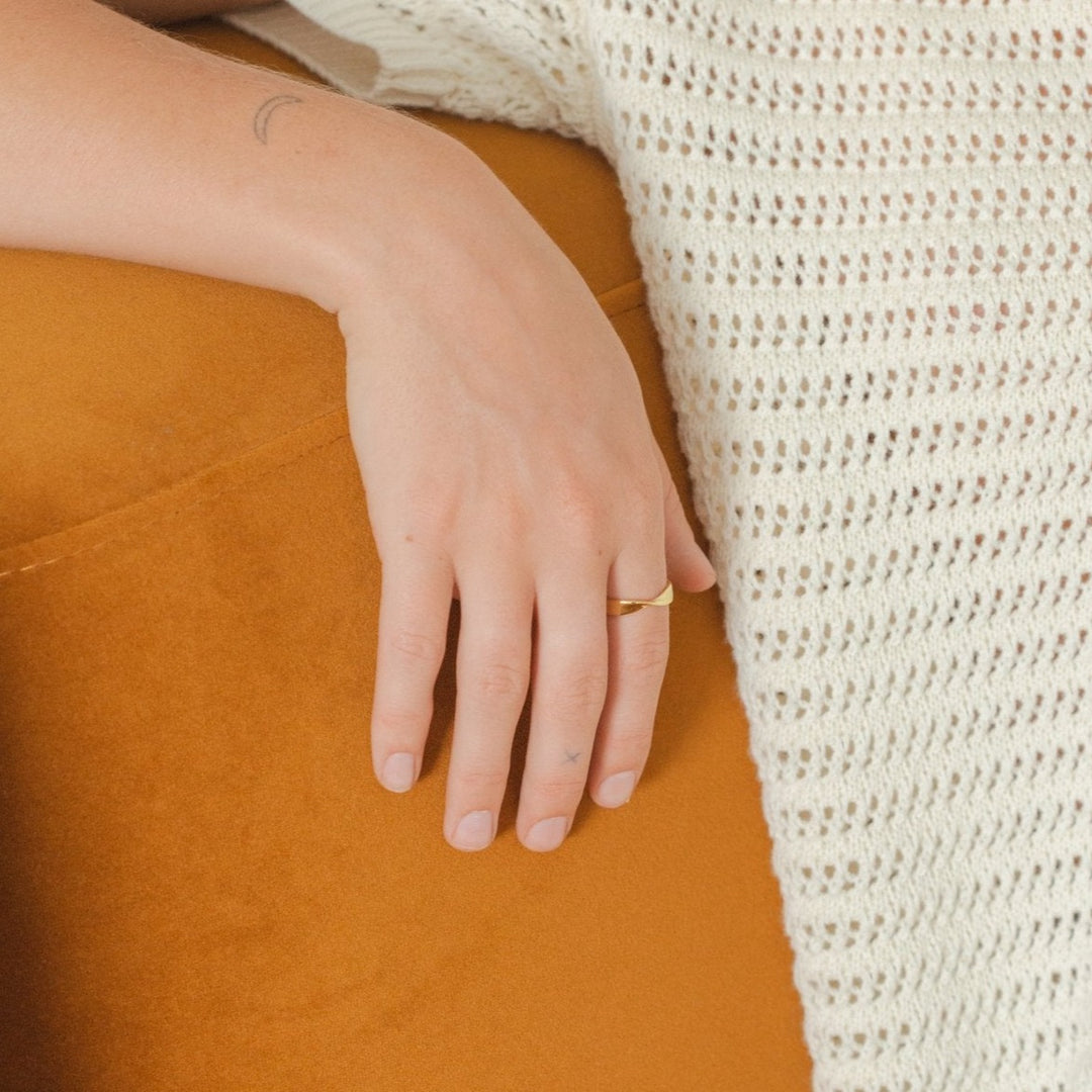 Emma Twisted Gold Ring- Quill Fine Jewelry