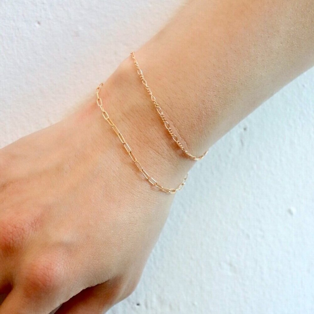 Alix Link Gold Chain Bracelet- Quill Fine Jewelry