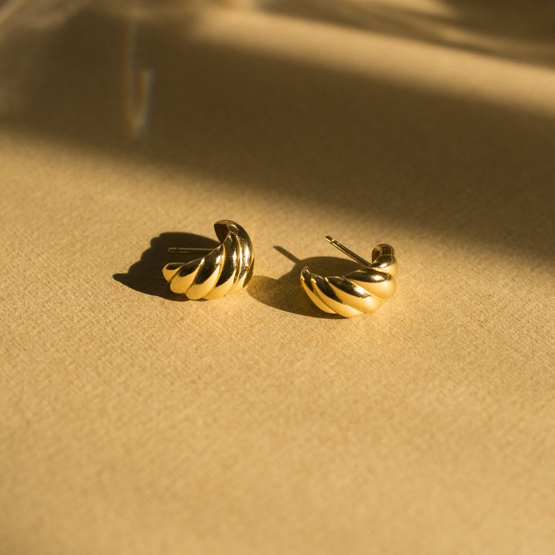 Jess 14k Gold Vermeil Post Earrings- Quill Fine Jewelry