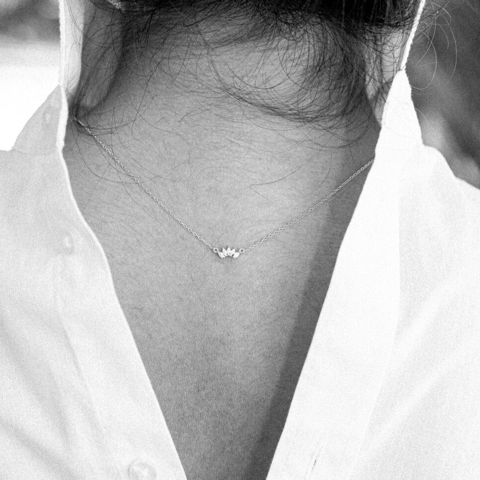 Arc CZ Necklace- Quill Fine Jewelry
