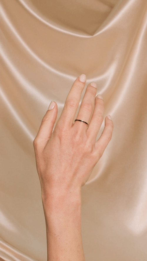 Black Enamel Band- Quill Fine Jewelry