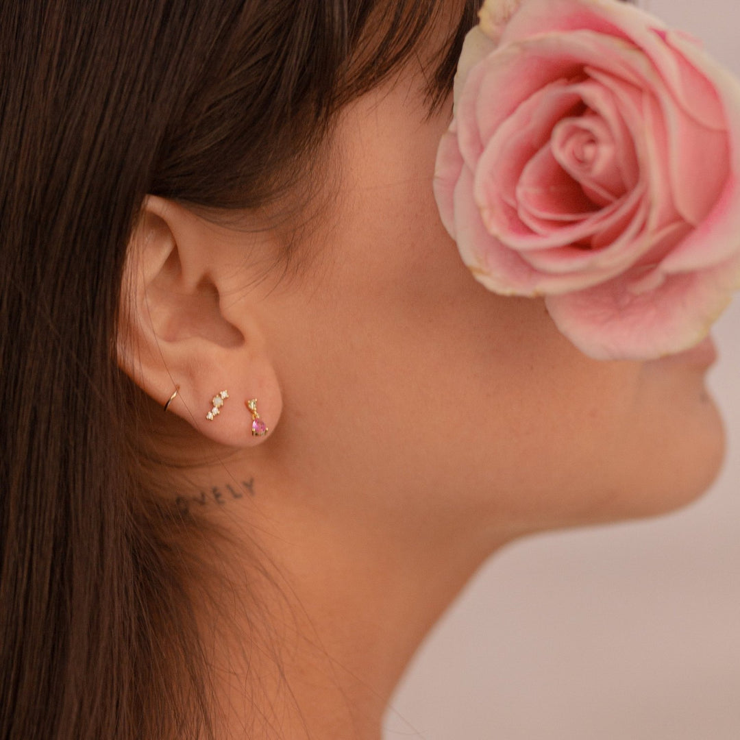 Asia Opal Stud Earrings- Quill Fine Jewelry