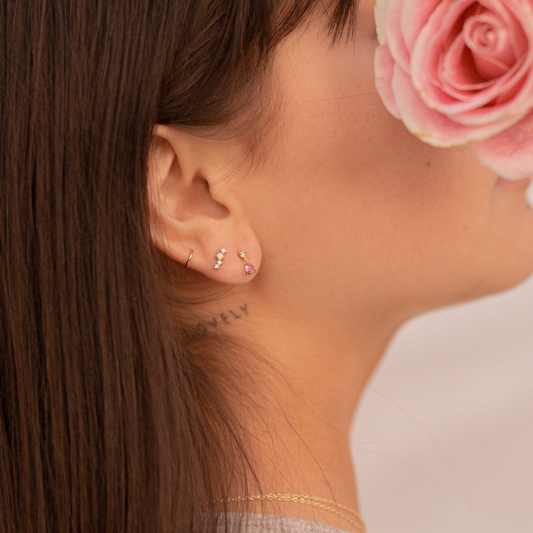 Asia Opal Stud Earrings- Quill Fine Jewelry