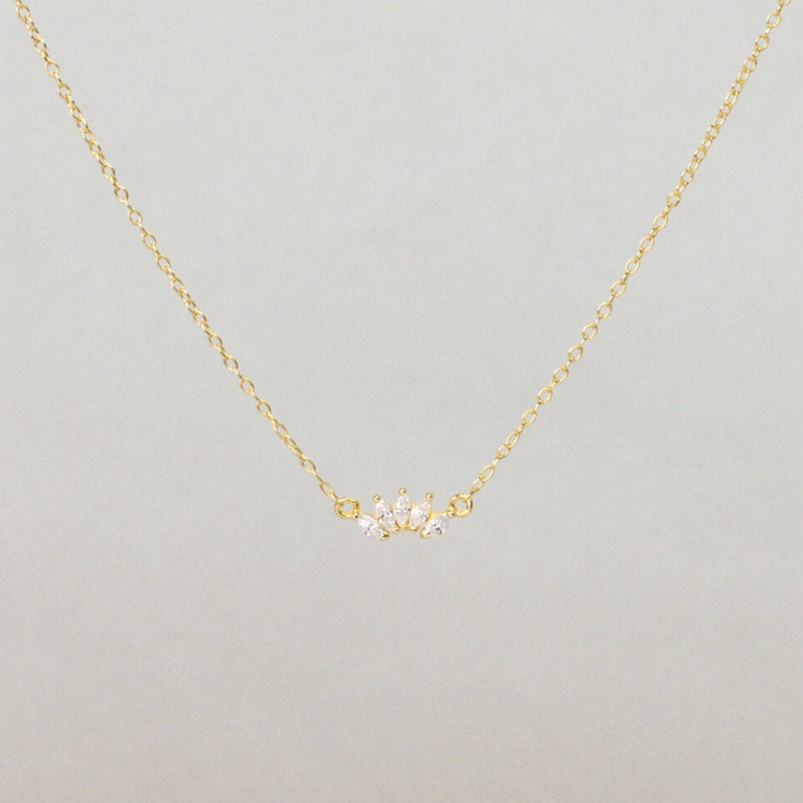 Arc CZ Necklace- Quill Fine Jewelry