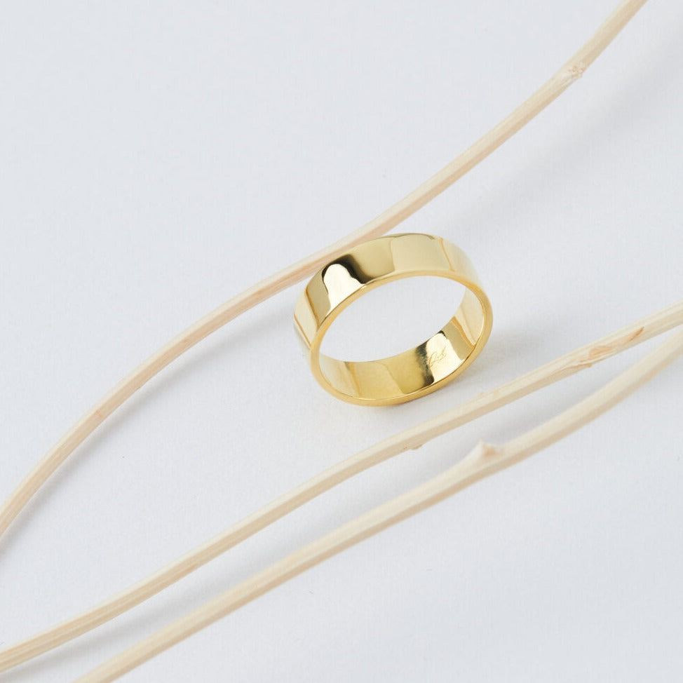 Boyfriend Band Ring- Quill Fine Jewelry