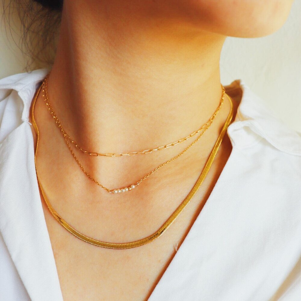 Pearl Bar Necklace- Quill Fine Jewelry