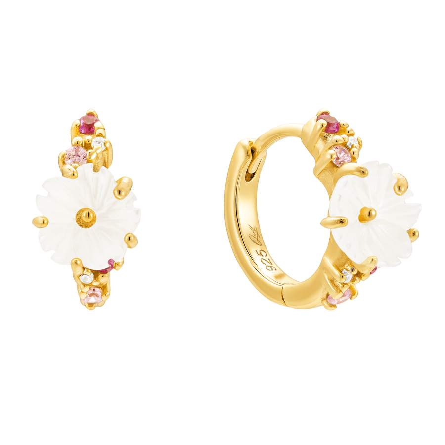 BlossomFloralHuggies- Quill Fine Jewelry