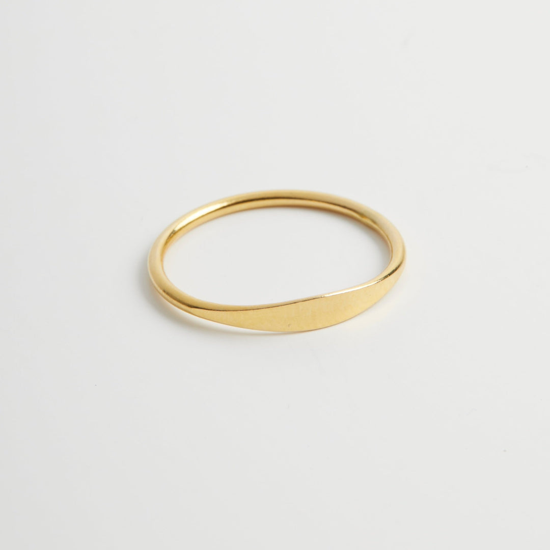 Enzi Gold Signet Ring- Quill Fine Jewelry