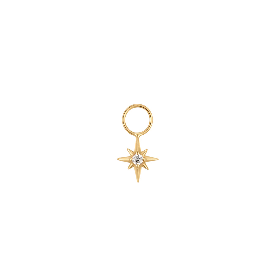 Gold Star Earring Charm- Quill Fine Jewelry