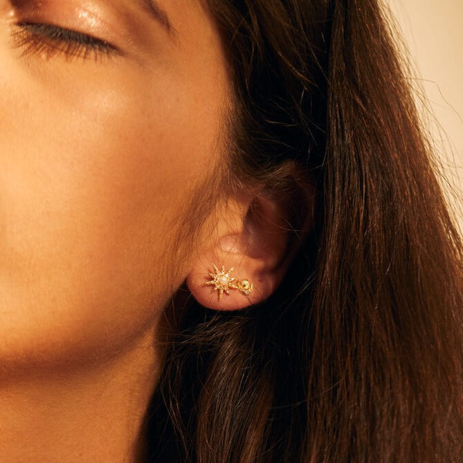 Stardust Opal Stud Earrings- Quill Fine Jewelry