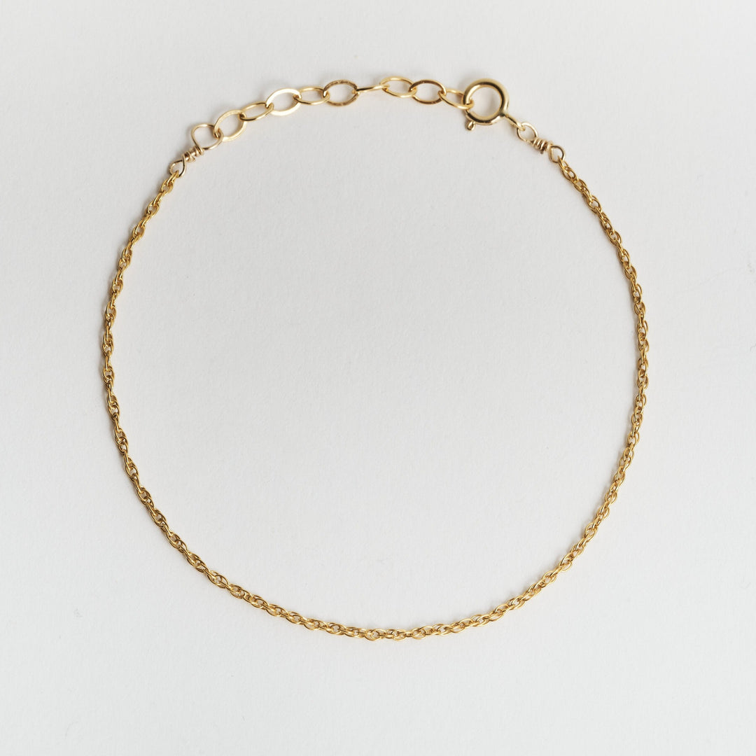 - Rope Gold Chain Bracelet- Quill Fine Jewelry