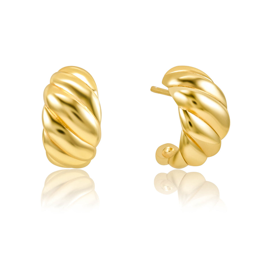 Jess 14k Gold Vermeil Post Earrings- Quill Fine Jewelry