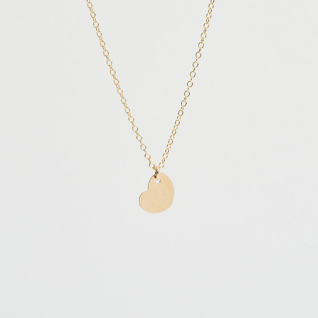 Cara Gold Heart Necklace- Quill Fine Jewelry
