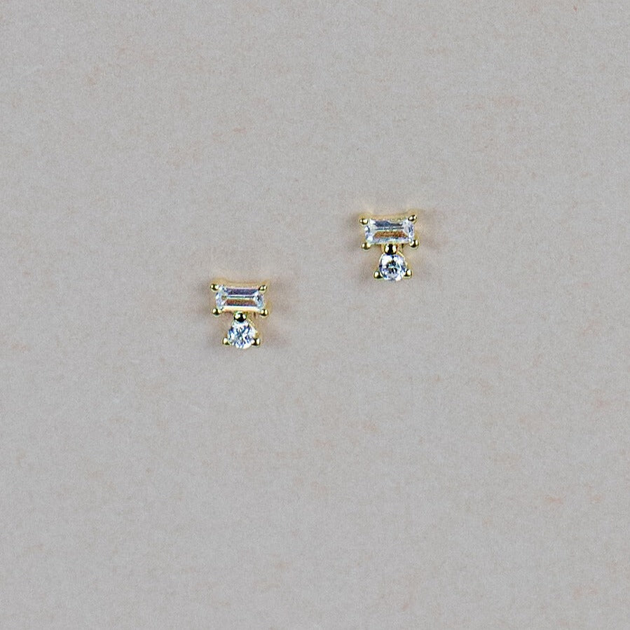 Tiny Geo Stud Earrings- Quill Fine Jewelry