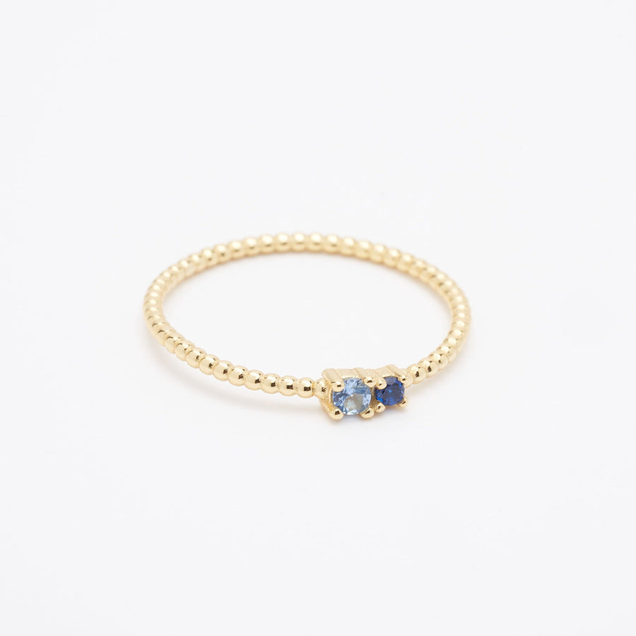 Jasmine Dual Blue Gemstone Ring- Quill Fine Jewelry