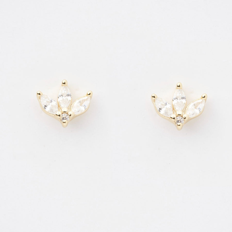 Ivy Gemstone Stud Earrings- Quill Fine Jewelry