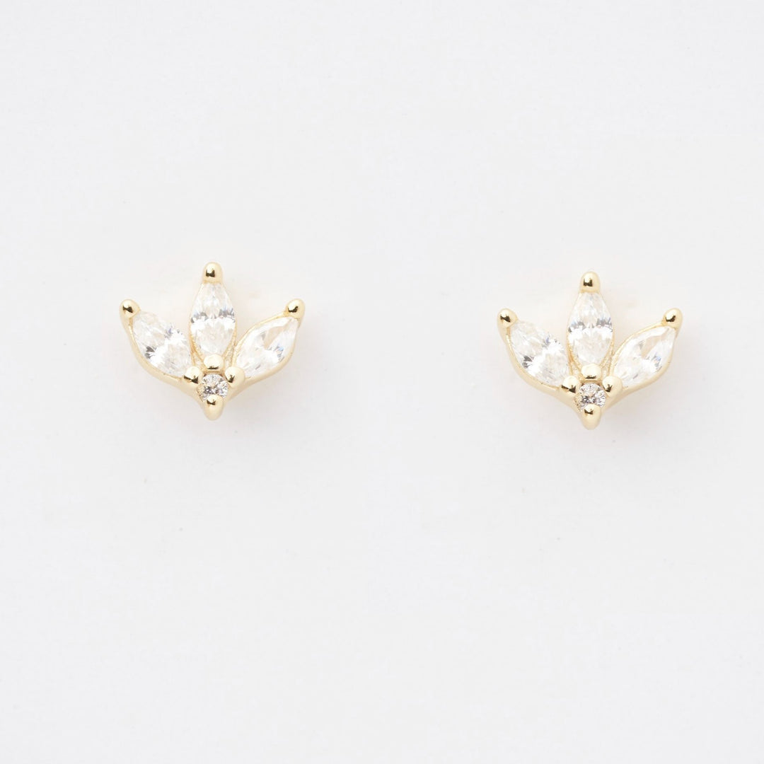 Ivy Gemstone Stud Earrings- Quill Fine Jewelry