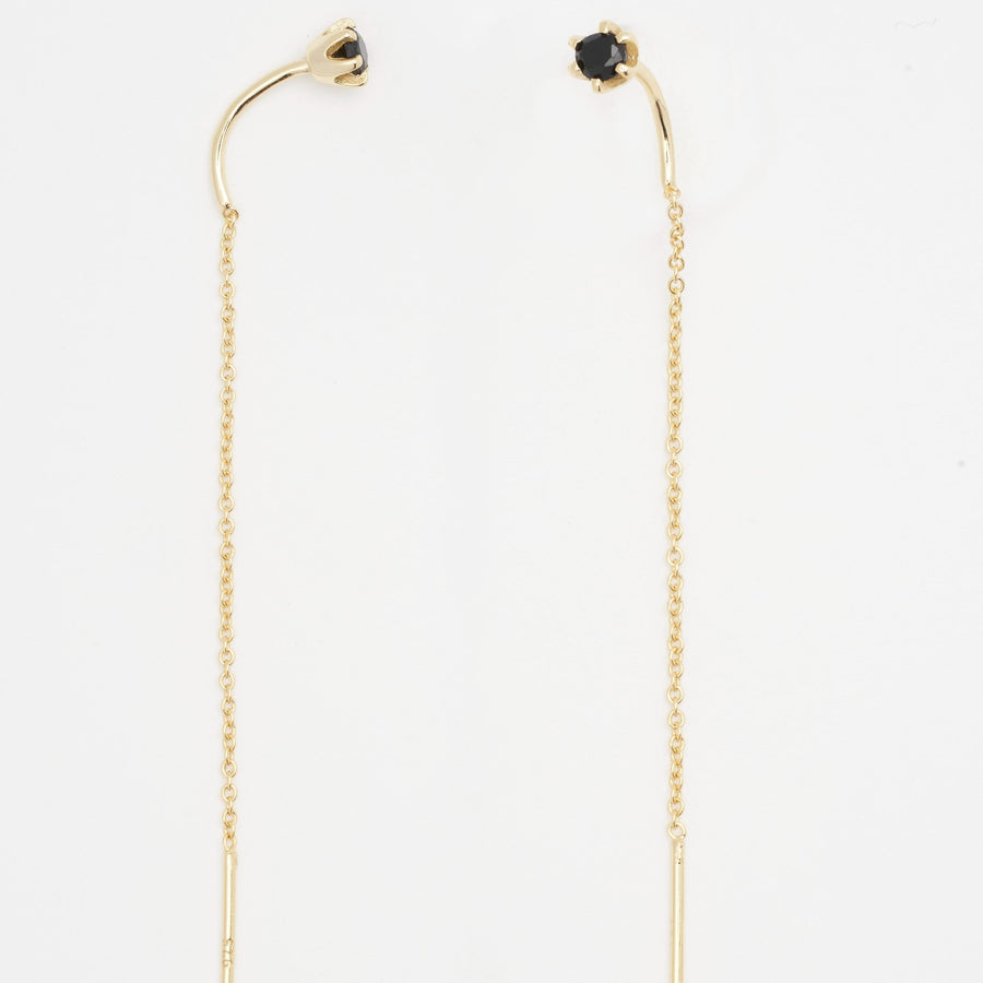 Ciara Gold Threader Earrings- Quill Fine Jewelry